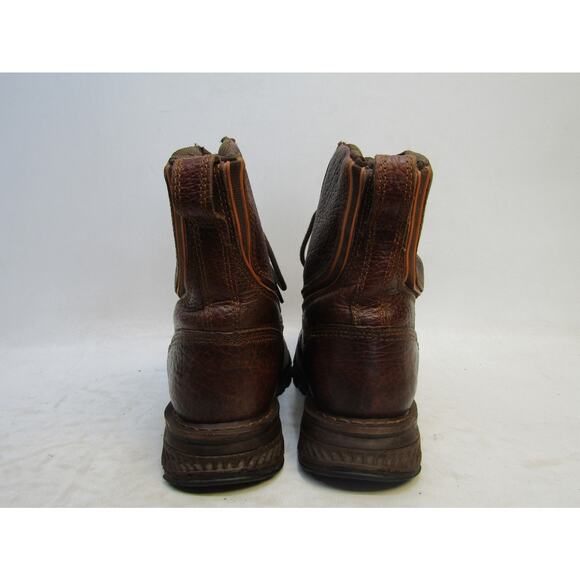 Cody James Mens Size 8 EE Wide Width Brown Leather Lace Up Kilt Western Boots main image 10